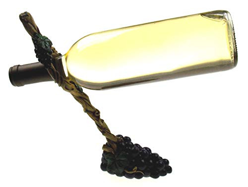 Ganz Angled Wine Bottle Holder - Grapes