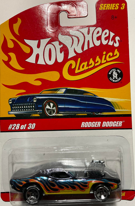 Hot Wheels Classic Series 3 Rodger Dodger (Blue) #28/30