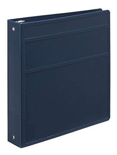 Heavy-Duty Medical Chart Binder, 3-Ring - Side Opening (Navy Blue, 1.5 Inch)