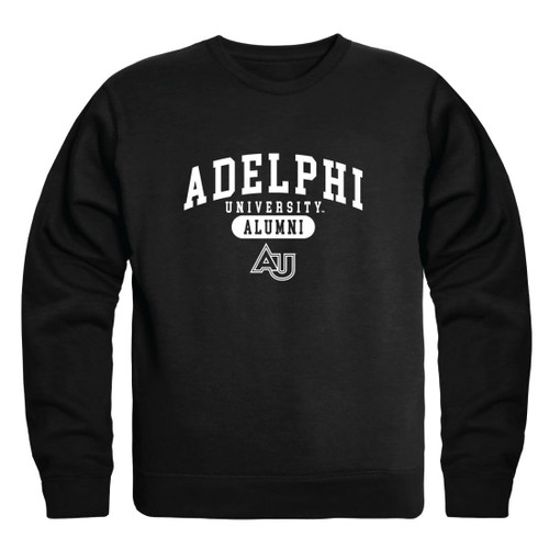 W Republic Adelphi University Panthers Alumni Crewneck Sweatshirt Black Small