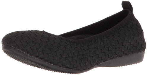 Bernie Mev Women's Curlies Plain Flat, Black, 37 EU/6.5-7 M US