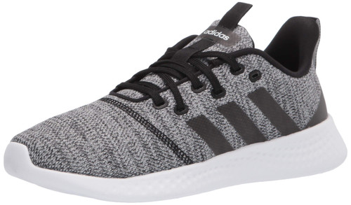 adidas Women's Puremotion Running Shoe, Black/White/Black, 7