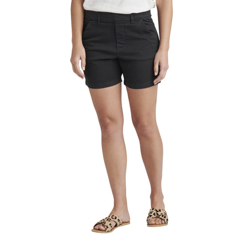 Jag Jeans Women's Maddie Pull-On 5-Inch Short, Black, 8