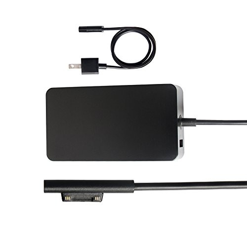 Model 1706, 65W Charger for Microsoft Surface Pro 3 Pro 4 Tablet Surface Laptop Book Pro 5 2017, 15V 4A Adapter with USB Charging Port and 6FT Supply Power Cord by Fancy Buying