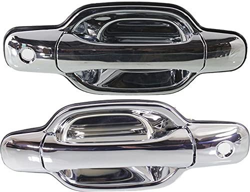 Evan Fischer Exterior Door Handle Set of 2 Compatible with 2004-2012 Chevrolet Colorado, Fits 2004-2012 GMC Canyon Front, Driver and Passenger Side