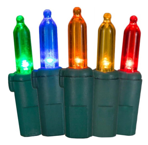 GE StayBright 300-Count Multicolor Mini LED Christmas String Lights