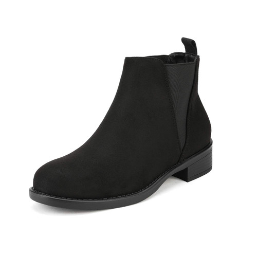 DREAM PAIRS Women's Black Chelsea Ankle Boots Low Heel Booties Size 5 B(M) US Isabella-2 DREAM PAIRS Women's Black Chelsea Ankle Boots Low Heel Booties Size 5 B(M) US Isabella-2