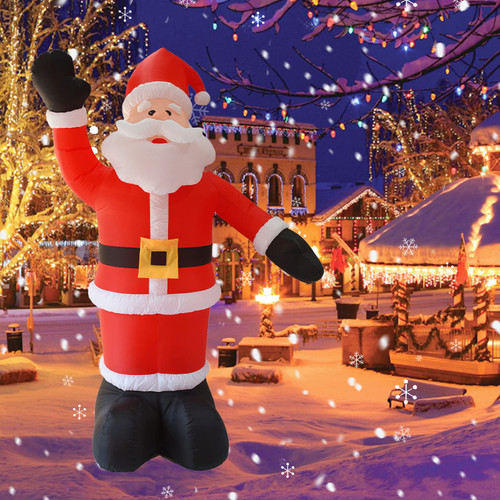 8FT Christmas Inflatable Santa Claus Decoration,Christmas Inflatables Outdoor Decorations, with Build-in LEDs Blow Up Inflatables for Christmas Party/Yard/Garden/Lawn Decorations 8FT Christmas Inflatable Santa Claus Decoration,Christmas Inflatables Outdoor Decorations, with Build-in LEDs Blow Up Inflatables for Christmas Party/Yard/Garden/Lawn Decorations