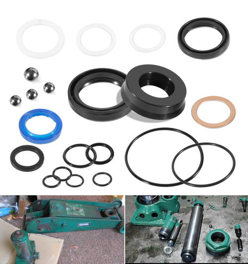 328.12002 Floor Jack Seals Replacement Kit, Fit for Sears Craftsman 1.5 Ton Floor Jack Cylinder Complete Repair Jack Seals Pack