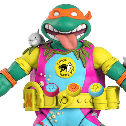 SUPER7 Teenage Mutant Ninja Turtles Ultimates Sewer Surfer Mike 7-Inch Action Figure