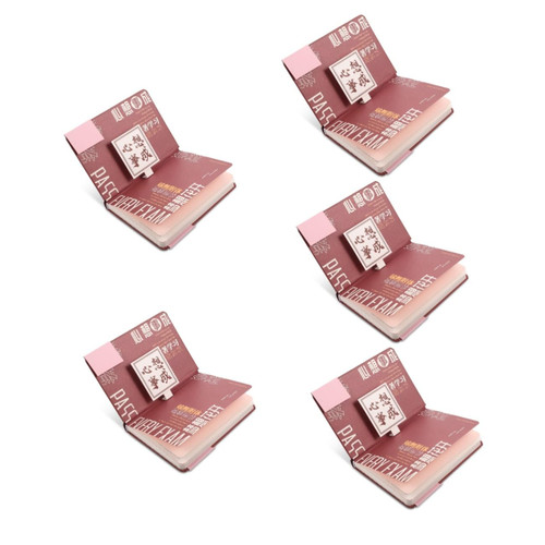 MAGICLULU 5pcs Notebook Note Pads Daily Use Note Pad Compact Notepad Small Memo Pad Small Note Pad Funny Notepad Funny Character Notepad Portable Planner Notepad China Lucky Paper Office