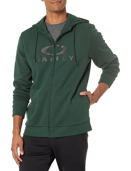 Oakley Men's Bark Full Zip Hoodie 2.0, Hunter Green (Helmet), M