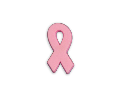 Breast Cancer Pink Silicone Pins - Pink Ribbon Pins for Breast Cancer Awareness- Perfect for Support Group and Fundraisers - 50 Pins