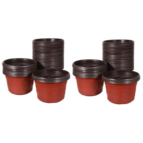 NOLITOY 100 pcs Flowerpot Flower pots for Indoor Plants Nursery Plant pots Plastic pots for Plants Starting pots