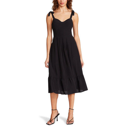 Steve Madden Apparel Women's Sophia-Rose Dress, Black, 4