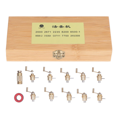 zjchao Mainspring Winder Set, Watch Mainspring Winder Repair Tools, Brass Watch Repair Tool Wristwatch Repairing Kit DIY Watchmaker Tools