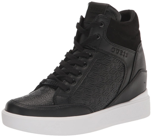 GUESS Women's BLAIRIN Sneaker, Black Logo, 11