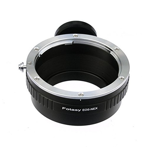 Fotasy NAEFT Pro Canon EOS Lens to Sony NEX E-Mount Mirrorless Camera Adapter with Tripod Mount (Black)