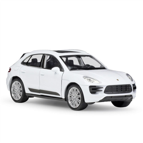 APLIQE Scale Model Vehicles for Porsche Macan Turbo SUV Die Cast Alloy Auto Metal Pull Back Toy Gift Collection 1:36 Sophisticated Gift Choice (Color : 2)