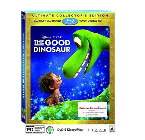 The Good Dinosaur - Exclusive Lenticular Cover and Bonus Content (3D + Blu-ray + DVD + Digital HD) The Good Dinosaur - Exclusive Lenticular Cover and Bonus Content (3D + Blu-ray + DVD + Digital HD)
