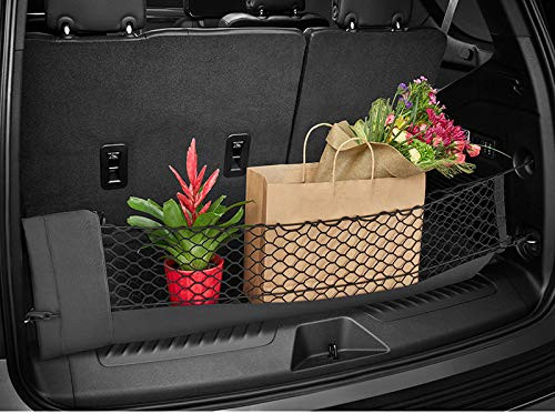Envelope Style Trunk Mesh Cargo Net for Chevrolet Suburban 2021-2024 - Car Accessories - Premium Trunk Organizers and Storage - Cargo Net for SUV - Vehicle Carrier Organizer for Chevrolet Suburban