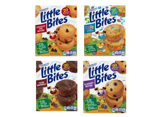 Entenmann's Little Bites Mini Muffins Variety Pack, 4 pack (20 pouches total)