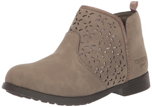 OshKosh B'Gosh Girls Estell Fashion Boot, Taupe/Beige, 11 Little Kid