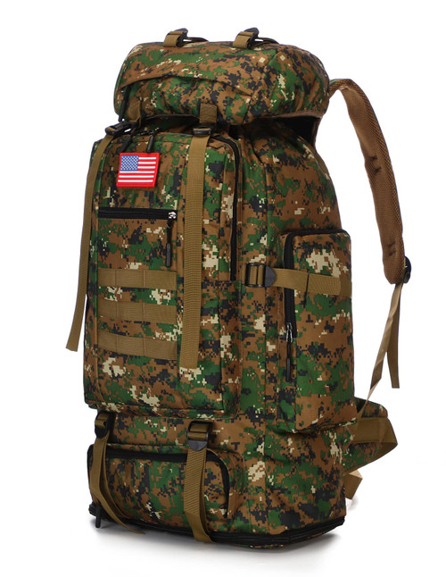 KXBUNQD 100L Hiking Camping Backpack Tactical Backpack for Men and Women Large Survival Hunting Waterproof Backpack Molle Rucksack Military Camping Backpacking Daypack''