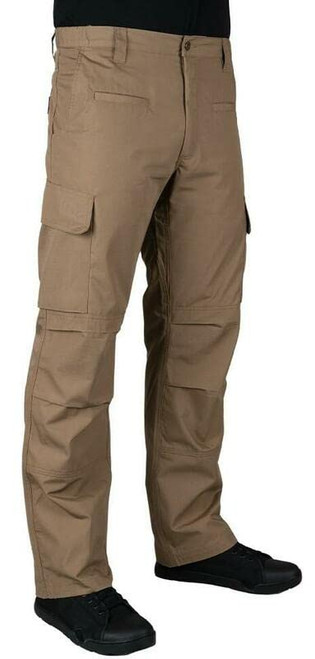 LA Police Gear Iron & Haft Journeyman Ripstop Pant, Utility Work Pants, Carpenter Cargo Pants - Coyote - 38 x 34