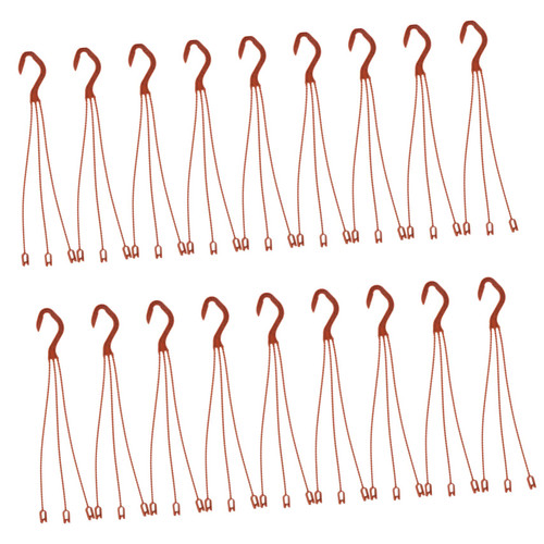NOLITOY 150 pcs Hanger Hook Outdoor Bird Feeder Indoor Plant Rack Metal Clothing Rack Wind Chimes Hooks Lantern Hooks Hanger Metal Plant Stand Hanger Pots Hanging Hooks Pot Hanging Holders