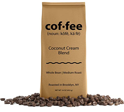 Coconut Cream Blend Whole Bean Coffee, Medium Roast, 1-Pound Bag