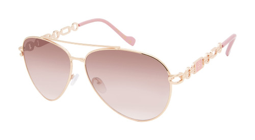 Jessica Simpson J6105 Chic Women's Metal Aviator Pilot Sunglasses with 100% UV Protection. Glam Gifts for Her, 62 mm, Rose Gold & Rose