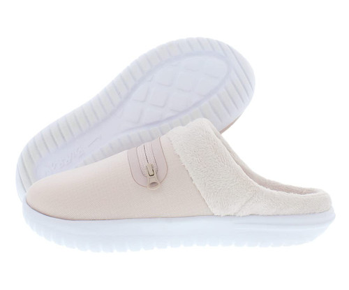 Nike Womens Burrow NA Slipper (Barely Rose/White-White, 9)