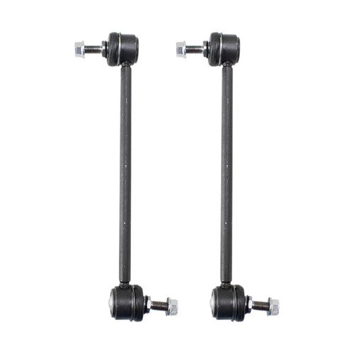 TRQ 2 Piece Front Sway Bar End Link Pair LH Driver & RH Passenger Sides for Jeep Cherokee FWD Front Wheel Drive