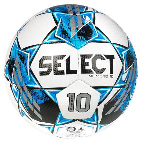 Select Numero 10 V22 Soccer Ball, White/Blue, Size 5