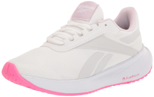 Reebok Women's Energen Plus Running Shoe, White/Cold Grey/Acid Yellow, 11