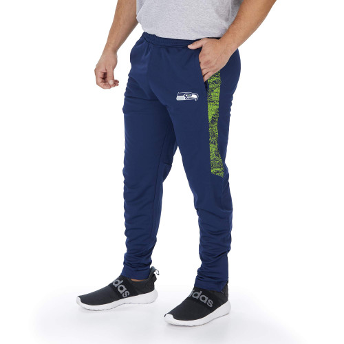 Officially Licensed Zubaz Men's NFL Men's NFL Track Pant with Half Sides, Seattle Seahawks, Size X-Large Officially Licensed Zubaz Men's NFL Men's NFL Track Pant with Half Sides, Seattle Seahawks, Size X-Large