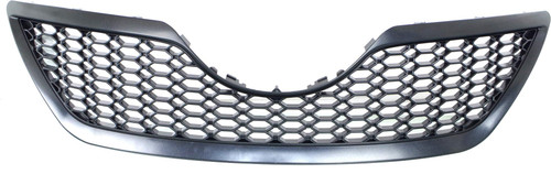 Evan Fischer Grille Assembly Compatible with 2007-2009 Toyota Camry Painted Black Shell and Insert TO1200291