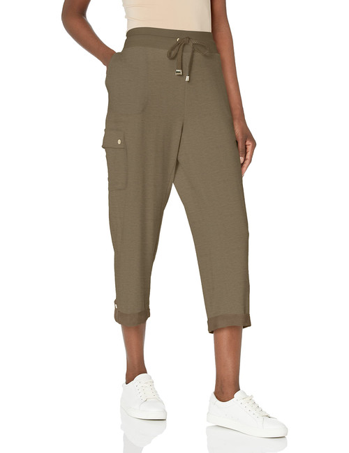 Calvin Klein Women's Crop Cargo Pant, CAPER, Large