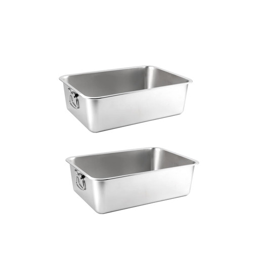 tonchean Stainless Steel Dog Water Bowl 2 PCS Stainless Steel Dog Bowls for Large Capacity Dog Water & Food Bowls Outdoor Dog Bowls for Medium 405 Ounce Large Dogs Universal Pet Bowl