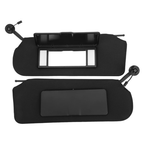 Sun Visor with Upgraded Bright LED Lights, A Pair Left Driver & Right Passenger Side Sun Visors Compatible with 1997-2004 Chevy Corvette C5, Replace#10442033 10442034