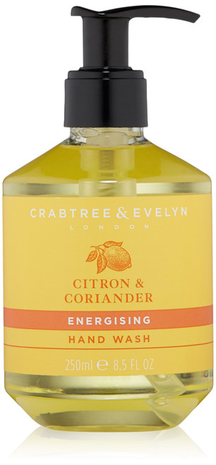Crabtree & Evelyn Citron and Coriander Energising Hand Wash, 8.5 Fl oz