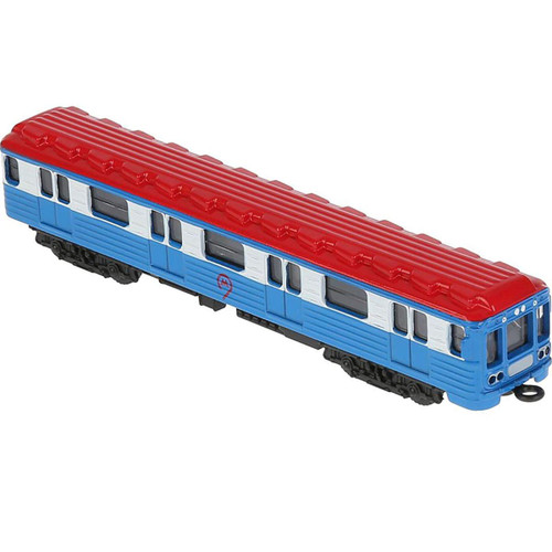Moscow Subway Toy Train Metal Carriage - 1/87 Diecast Metal Model Toy with Light and Sound - Russian Die Cast Collectible Models
