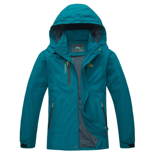 MAGCOMSEN Hiking Jacket Men Waterproof Jackets for Men Lightweight Hooded Windbreaker Jacket Windproof Coat Hiking Jacket Men