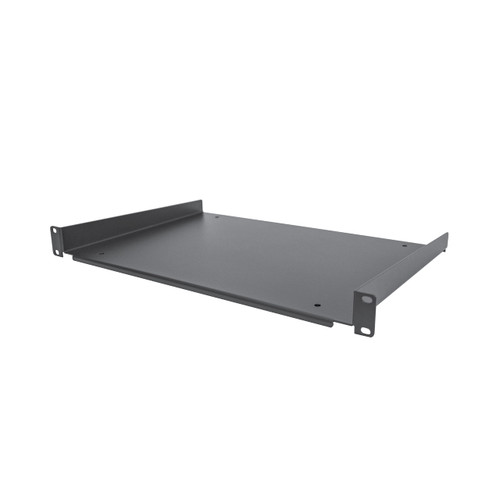 StarTech.com 1U Server Rack Shelf - Universal Rack Mount Cantilever Shelf for 19" Network Equipment Rack and Cabinet - Durable Design - Weight Capacity 55lb/25kg - 12" Deep Tray (SHELF-1U-12-FIXED-S)