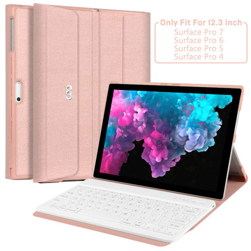 Microsoft Surface Pro 7 Case with Keyboard?Keyboard Case for Microsoft Surface Pro 7 (2019/Surface Pro 6 (2018) / Surface Pro 5(2017)/ Surface Pro 4 (2015) 12.3 inch Tablet