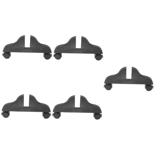 5pcs Movable Screen Base Office Divider Wheels Divider feet Brackets Panel Screen Plastic Divider Room Divider Screen Divider for Room Separation PVC Roller Household Products