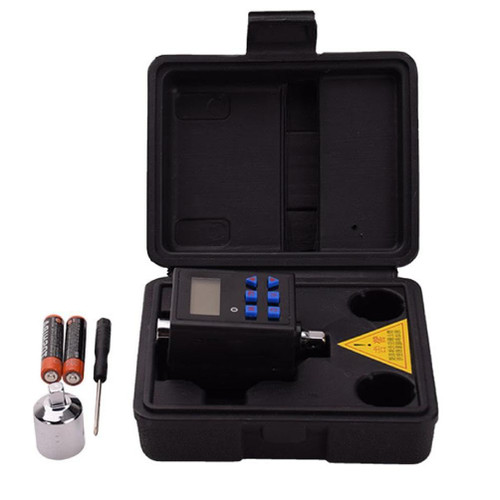 Wrench Socket Tool 0.3-340Nm Measuring Tester Wrench Torque Meter Torque Adapter 3/8" 1/4" Drive Socket Torque Monitor Lcd Screen Inspection Repair Tool High-precision With Buzzer Alarm