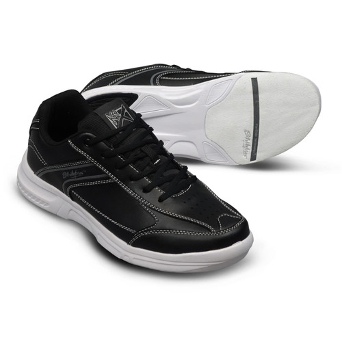 KR Strikeforce mens Athletic Bowling Shoes, Black, 6 US