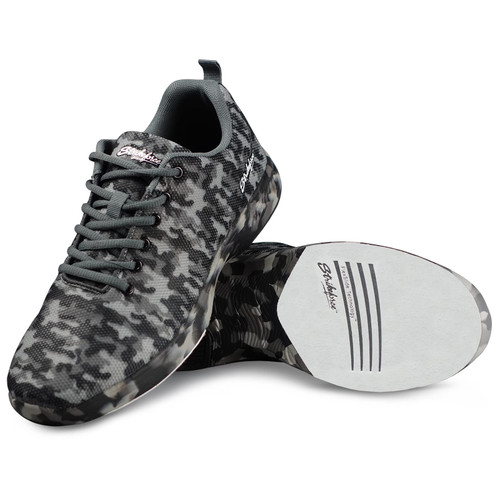 KR Strikeforce mens Athletic Bowling Shoes, Grey Camo, 7 US